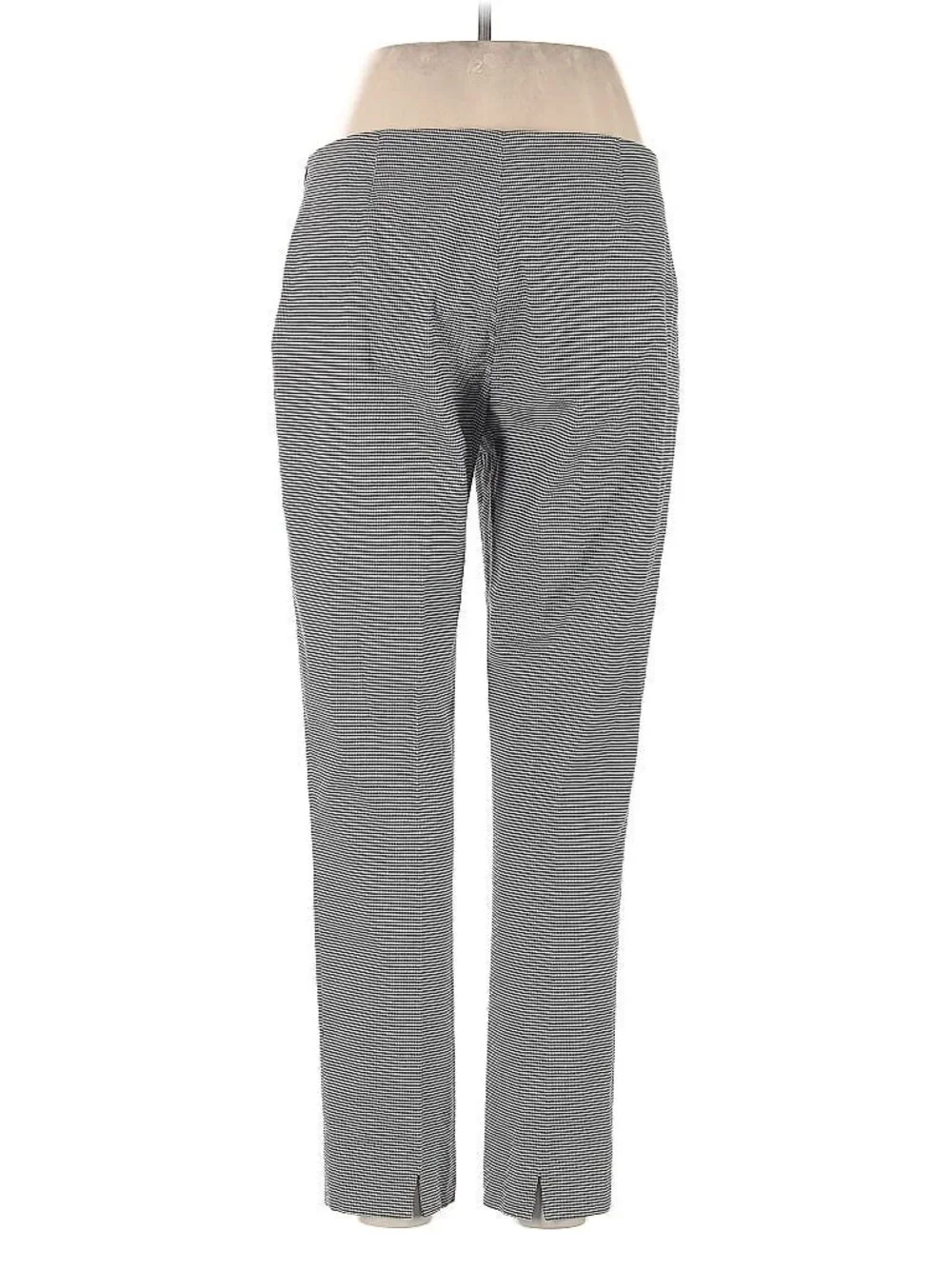 Piazza Sempione Emanuela Houndstooth Dress Pants EU 48 / US 12 Gray - Picture 3 of 6